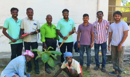 International Action of Rivers day-Tree Sapling Donation